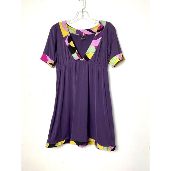 ANK One Piece Swimsuit Match Set 2 Pieces Swim Dress Purple Size M - Picture 15 of 15